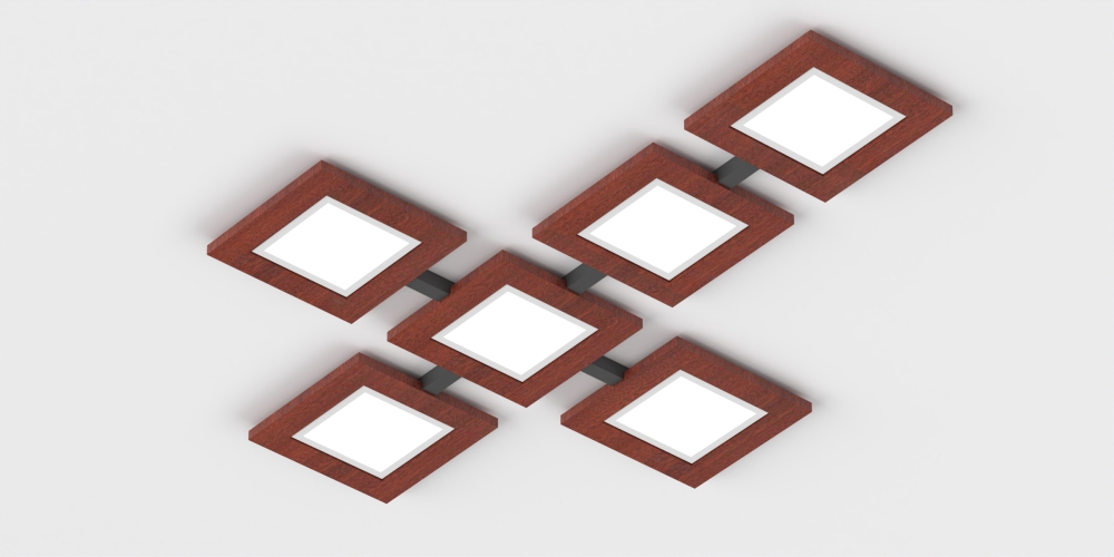  AnCar 5 Square Serenade System Ceiling