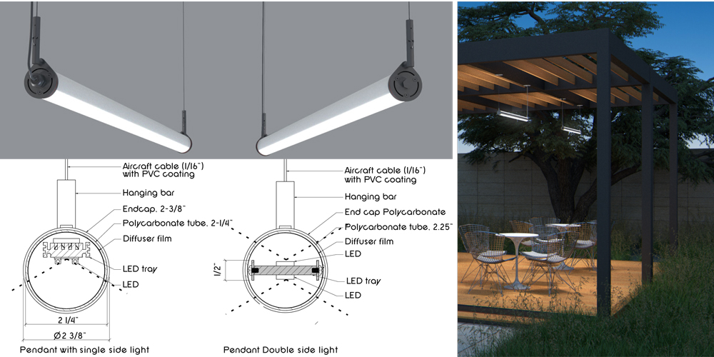 Da Round Pendant Horizontal